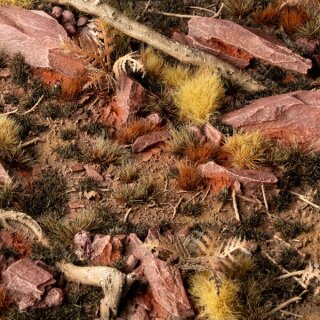 Static Grass Tufts - Burned 2mm