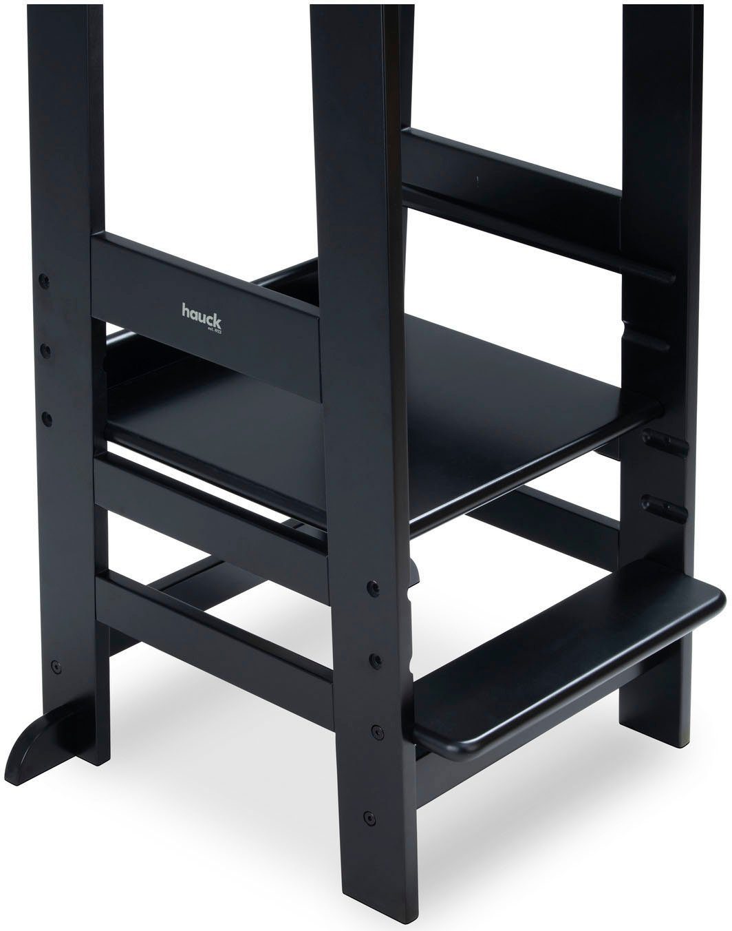 Hauck Stehhilfe Lernturm Learn N Explore, Black, FSC® - schützt Wald - weltweit