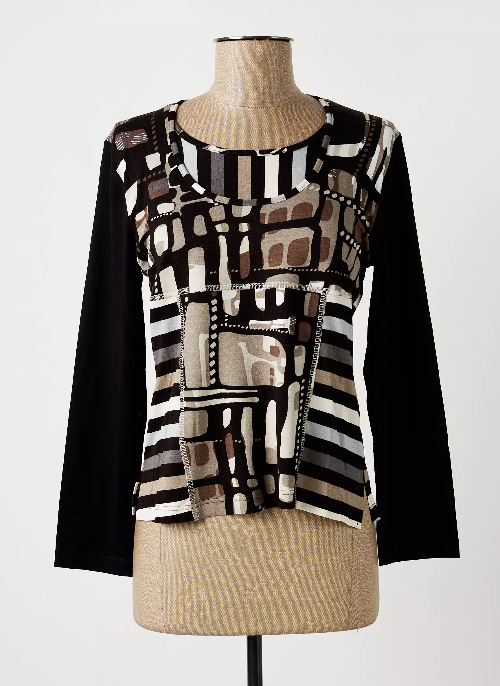 Impulsion Tshirts Femme couleur noir