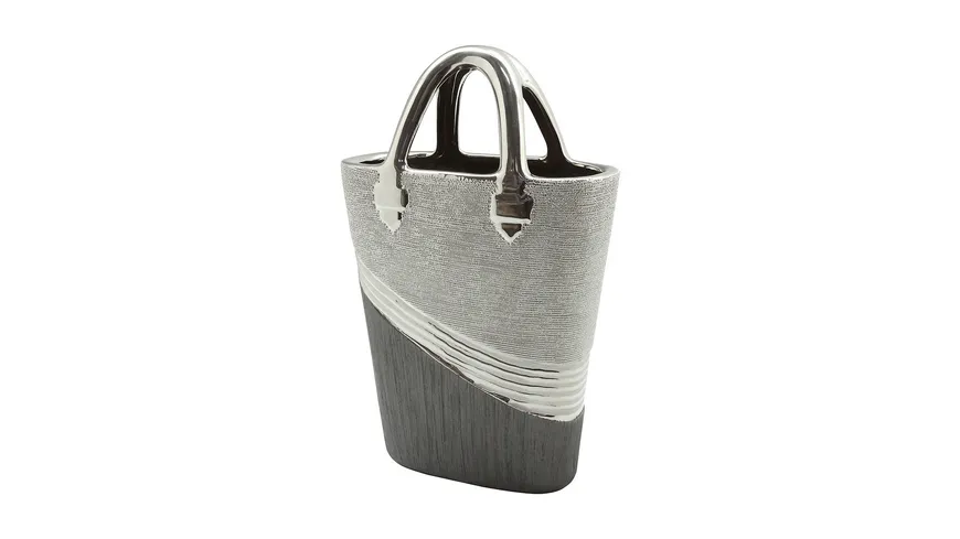 GILDE Handtasche Bridgetown H=31,5cm grau, silber