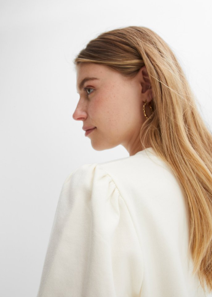 Sweatshirt mit Puffärmel