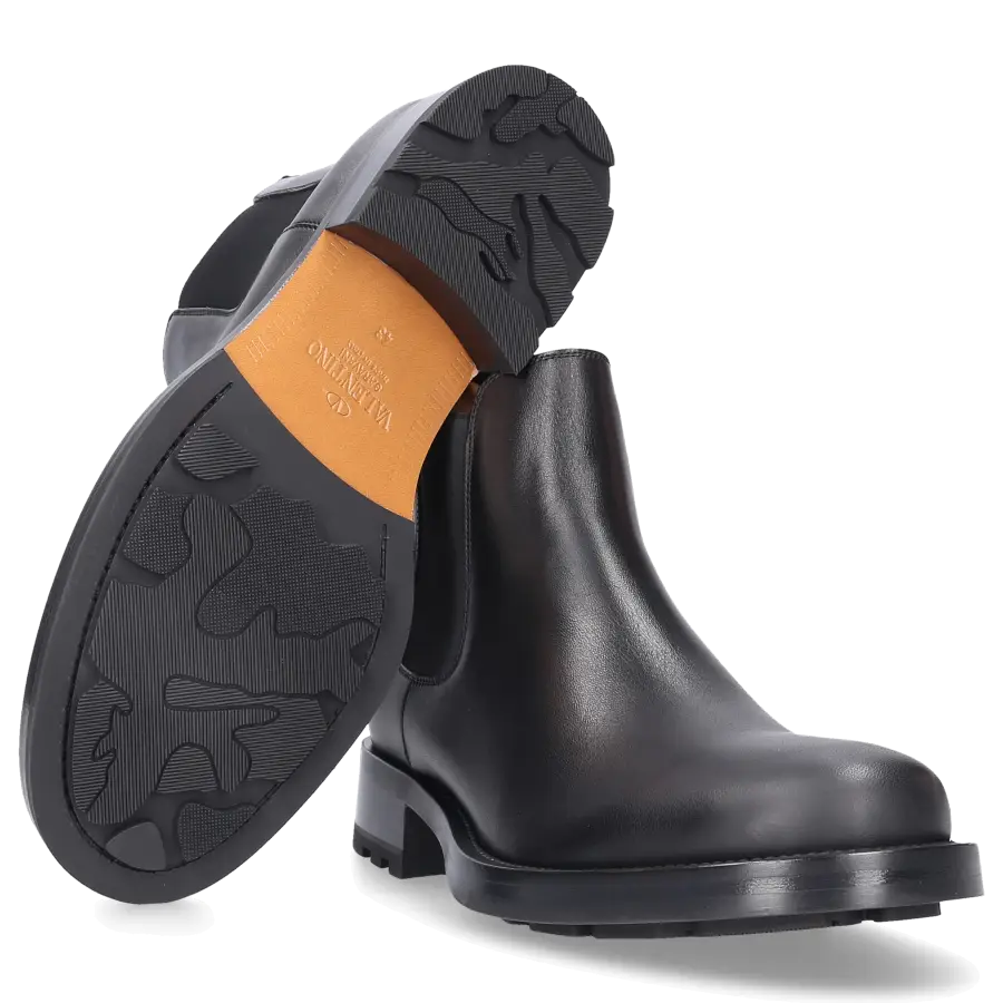 Valentino Garavani - Stiefel ROMAN STUD BEATLE Kalbsleder - schwarz