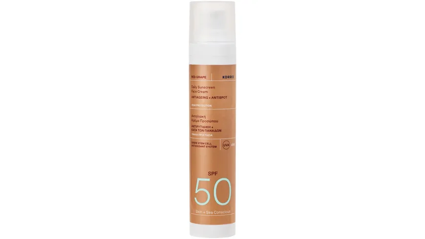 KORRES Red Grape Sonnencreme für das Gesicht SPF50 50 ml