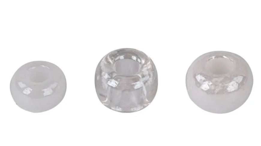 Rayher Glas-Großlochradl, 6,7mm ø 55 g