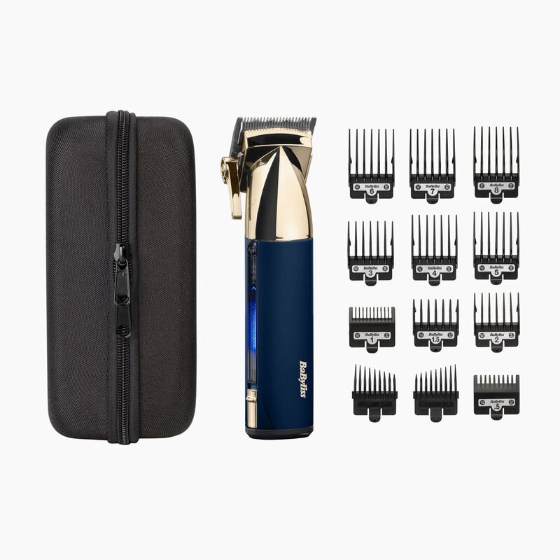 Super-X Metal Series Cordless Hair Clipper (GoldBlue)