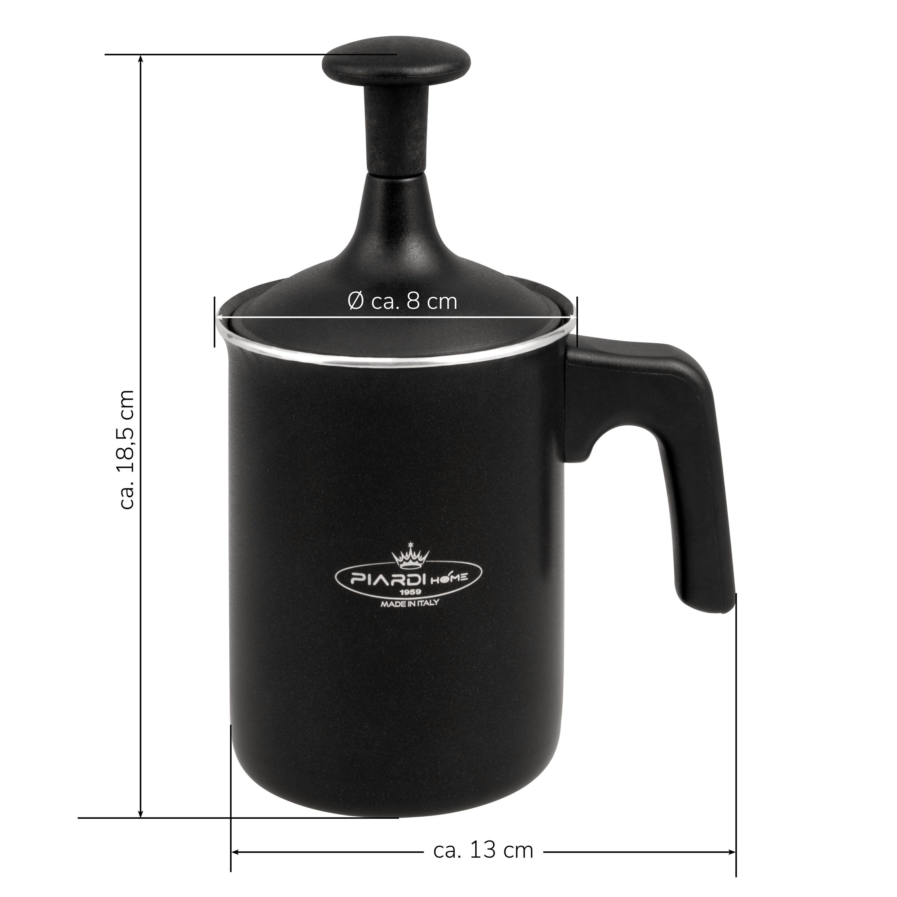 bremermann Milchaufschäumer bremermann Milchaufschäumer, ca Ø 8 cm, manuell, mit Doppelsieb, für