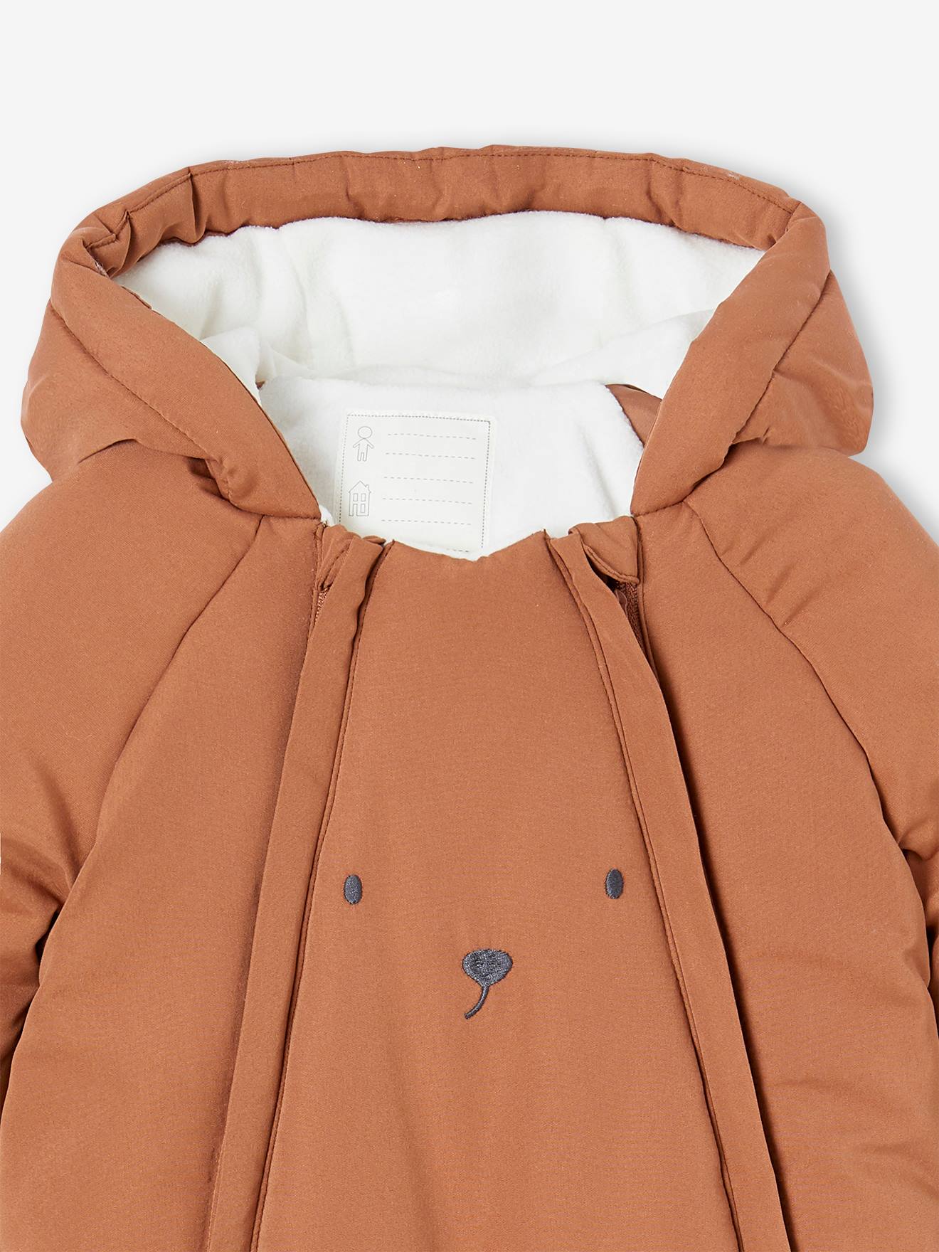 Combi-pilote ours bébé double ouverture totale chocolat