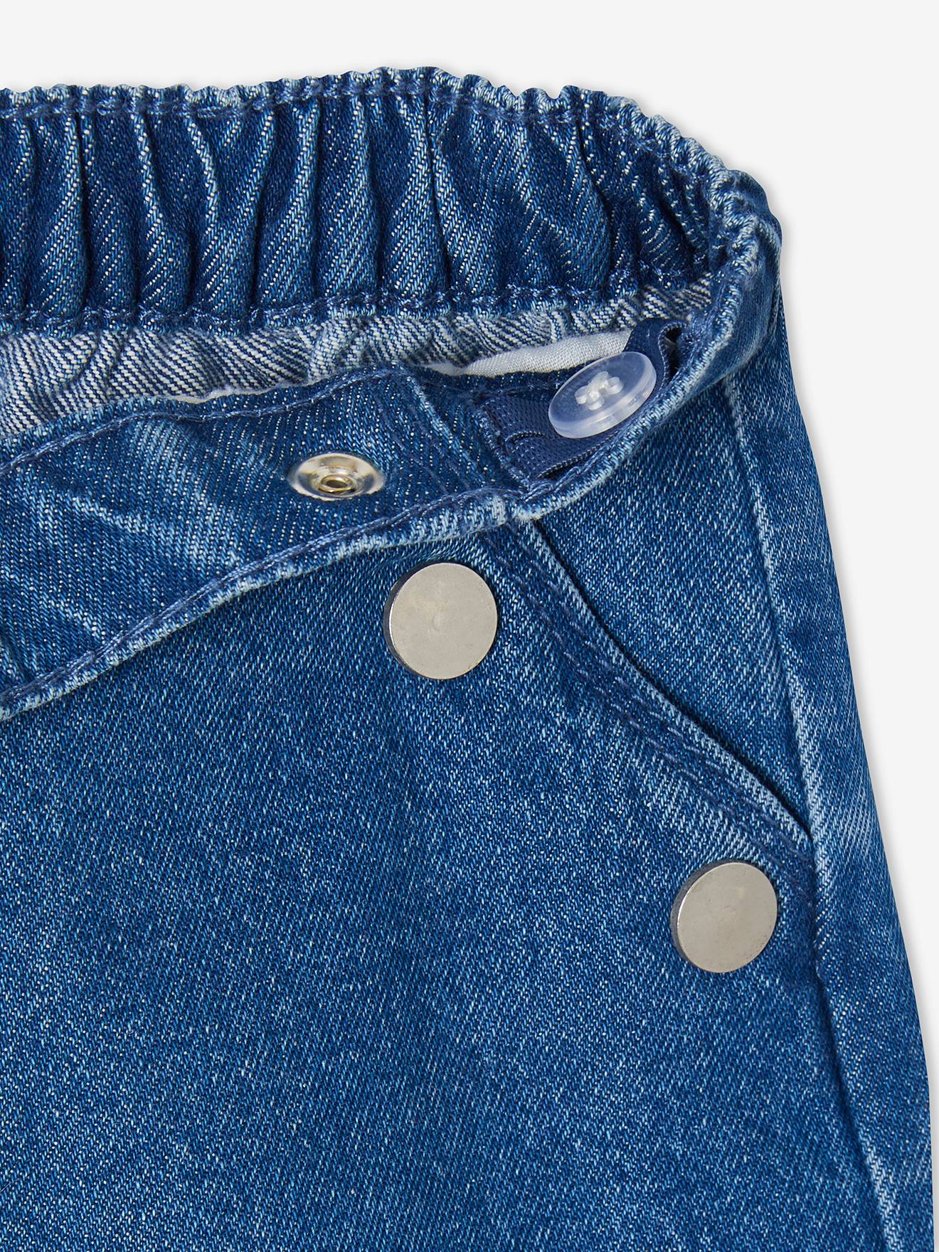 Short en jean effet pont fantaisie fille stone