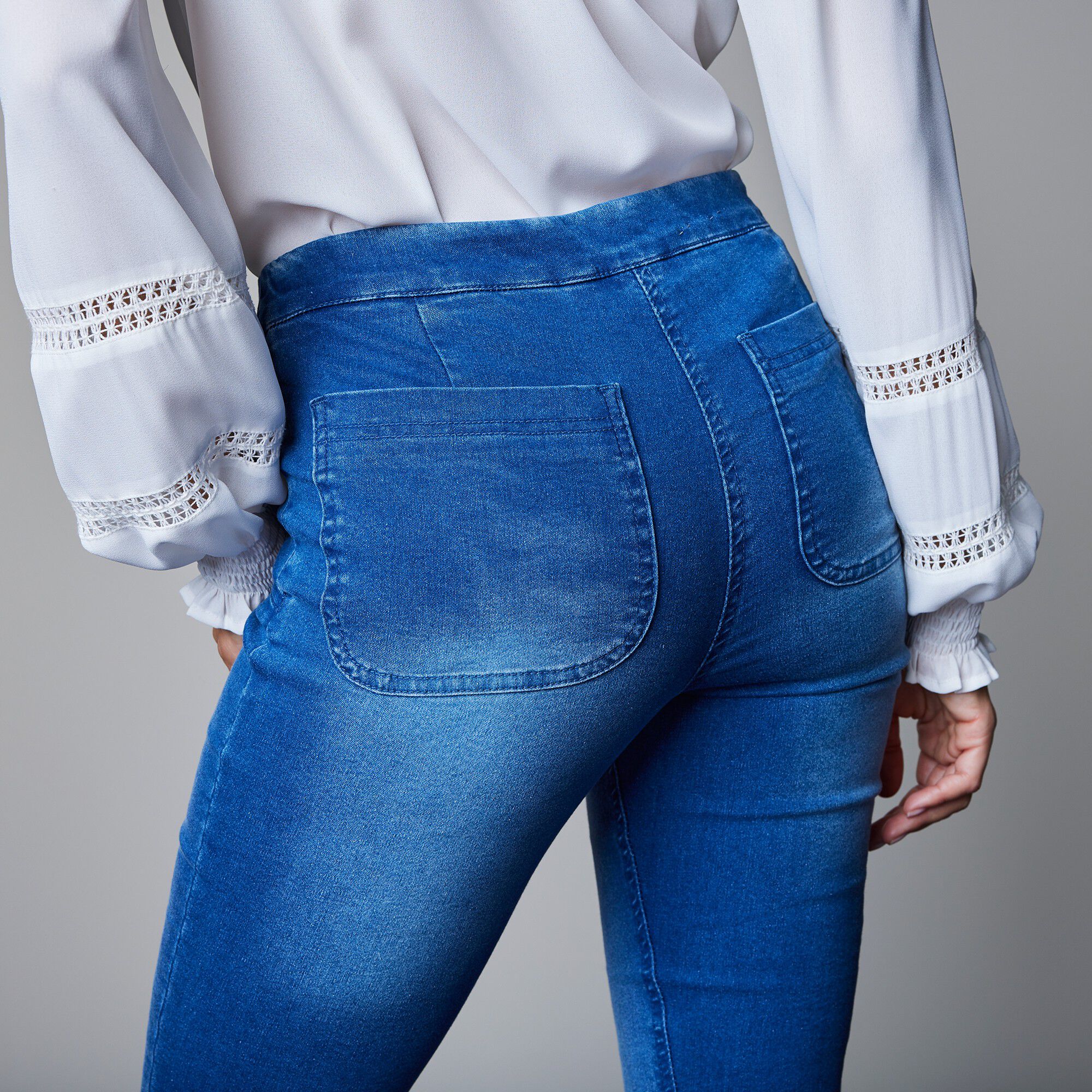 Jegging ventre plat forme bootcut denim ultra stretch