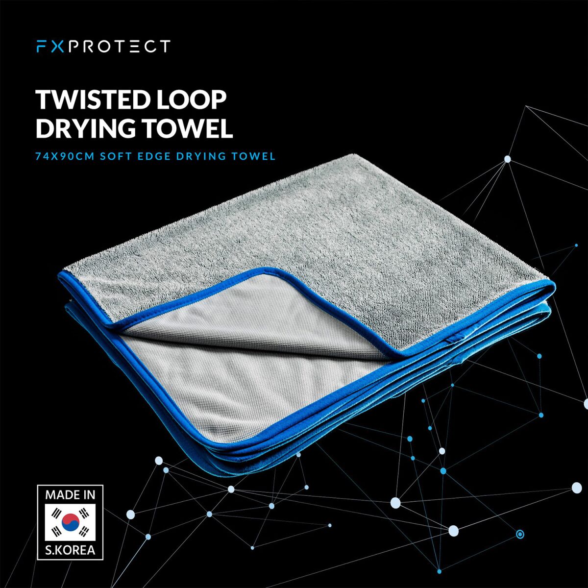 FX Protect Twisted Loop Drying Towel 550GSM 74×90
