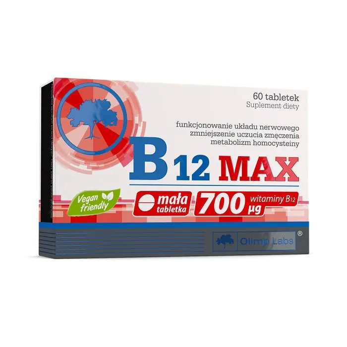 Olimp B12 Max, dodatak prehrani s vitaminom B12, tablete