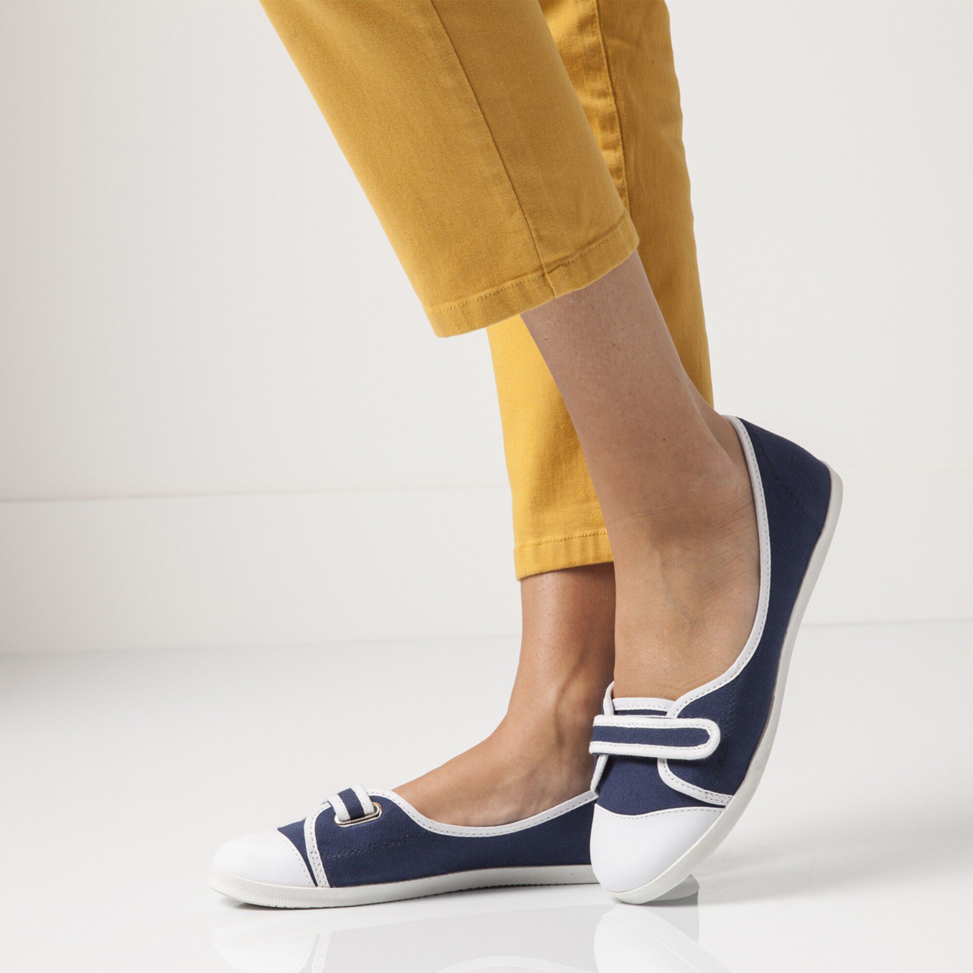 Ballerines toile