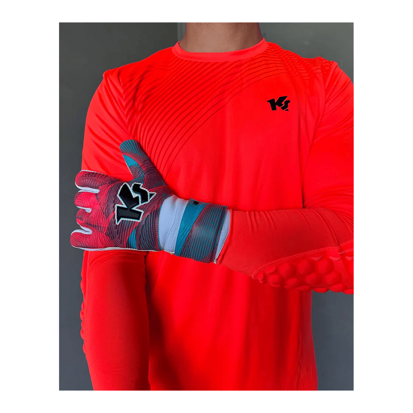 KEEPERsport Torwart Trikot Set Kids Orange F109