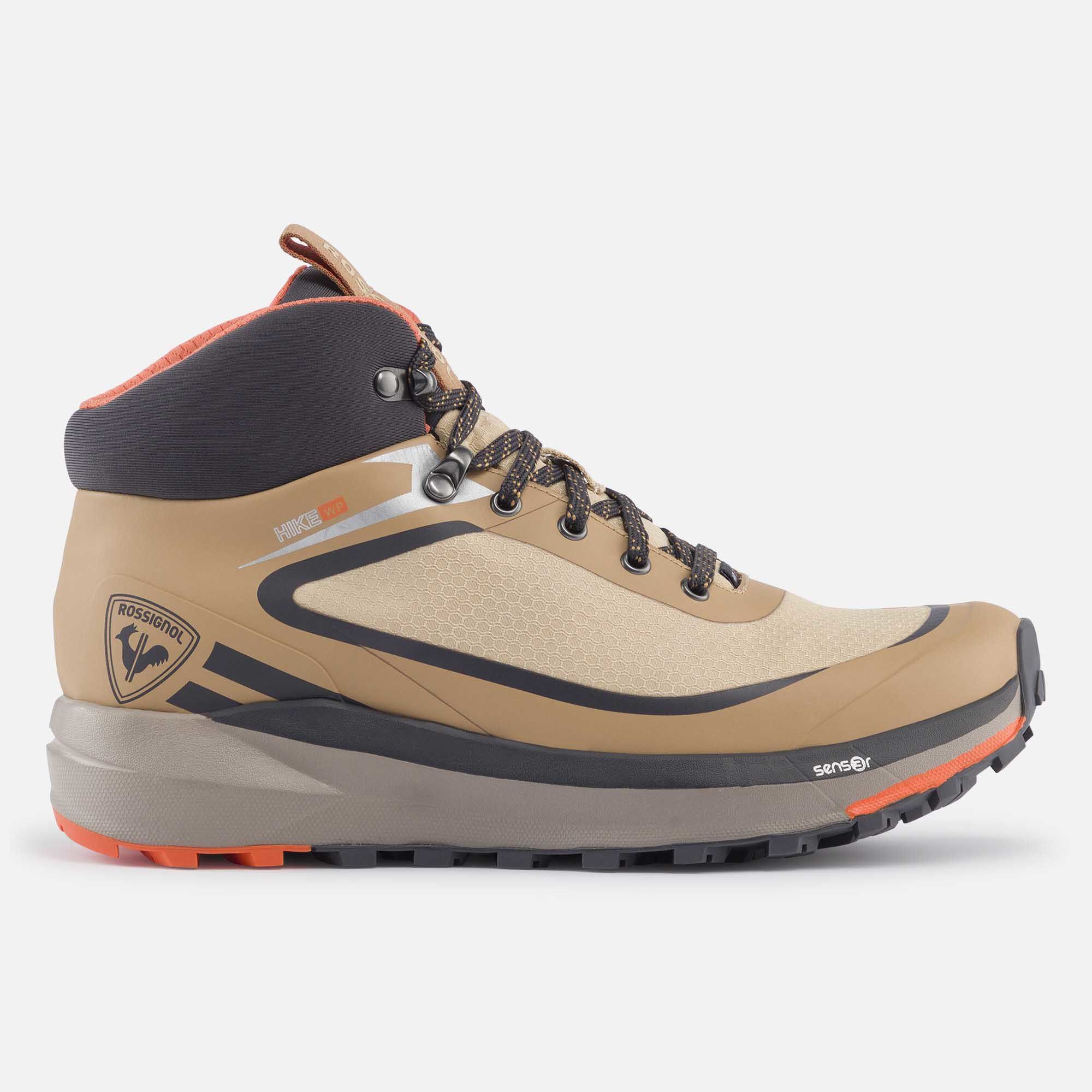 Chaussures de randonnée imperméables camel homme