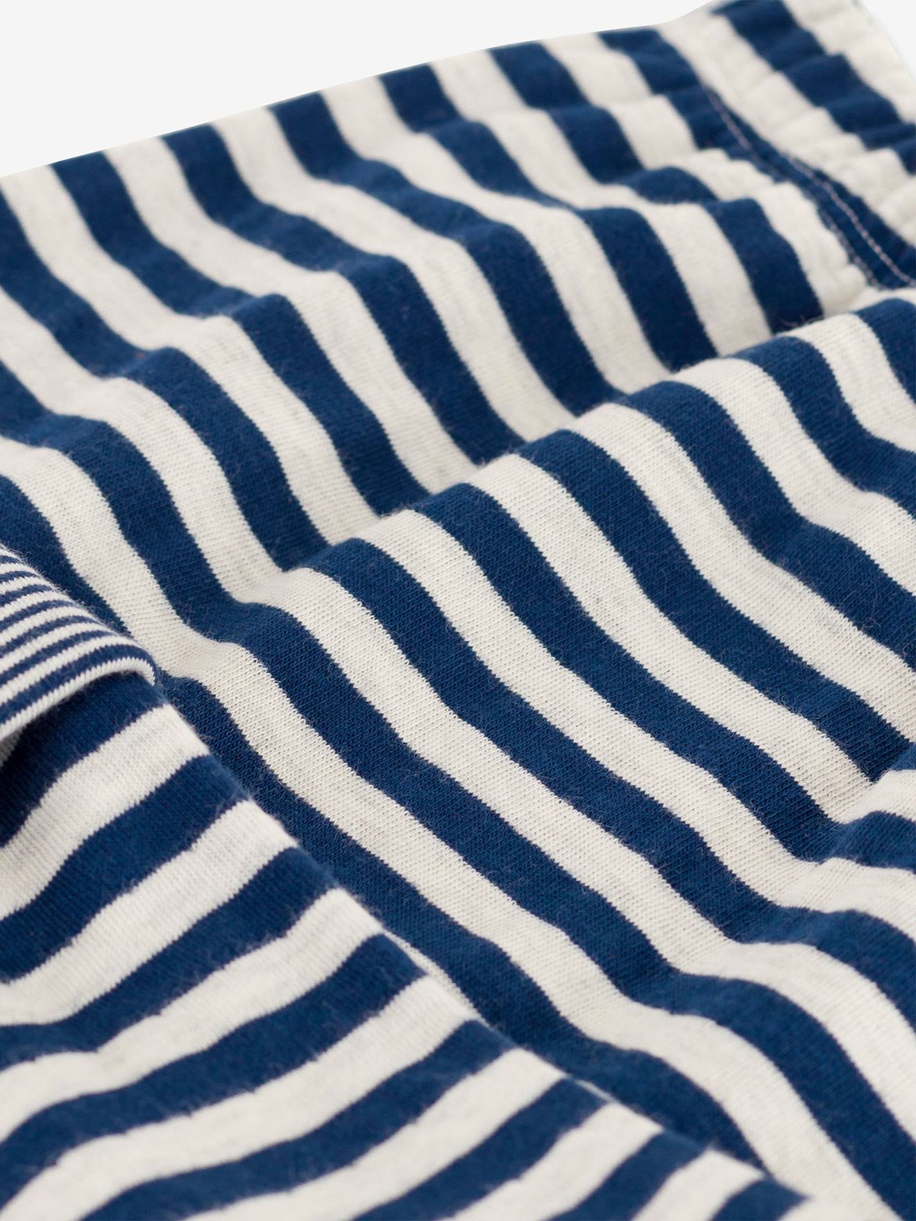 Petit Bateau Wattierte Baby Ringelhose PETIT BATEAU - blau