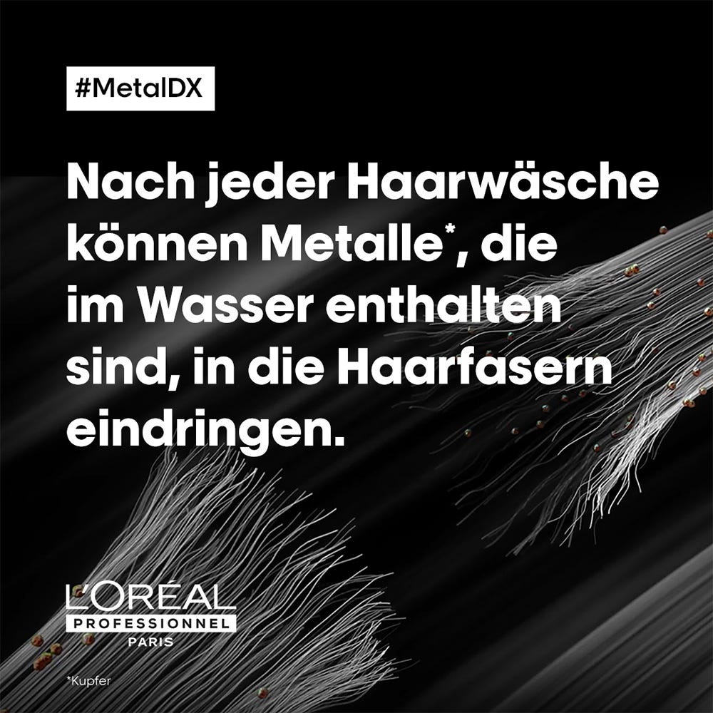L'Oréal Professionnel Paris Serie Expert Metal DX Shampoo + Chroma Creme Violett Bundle
