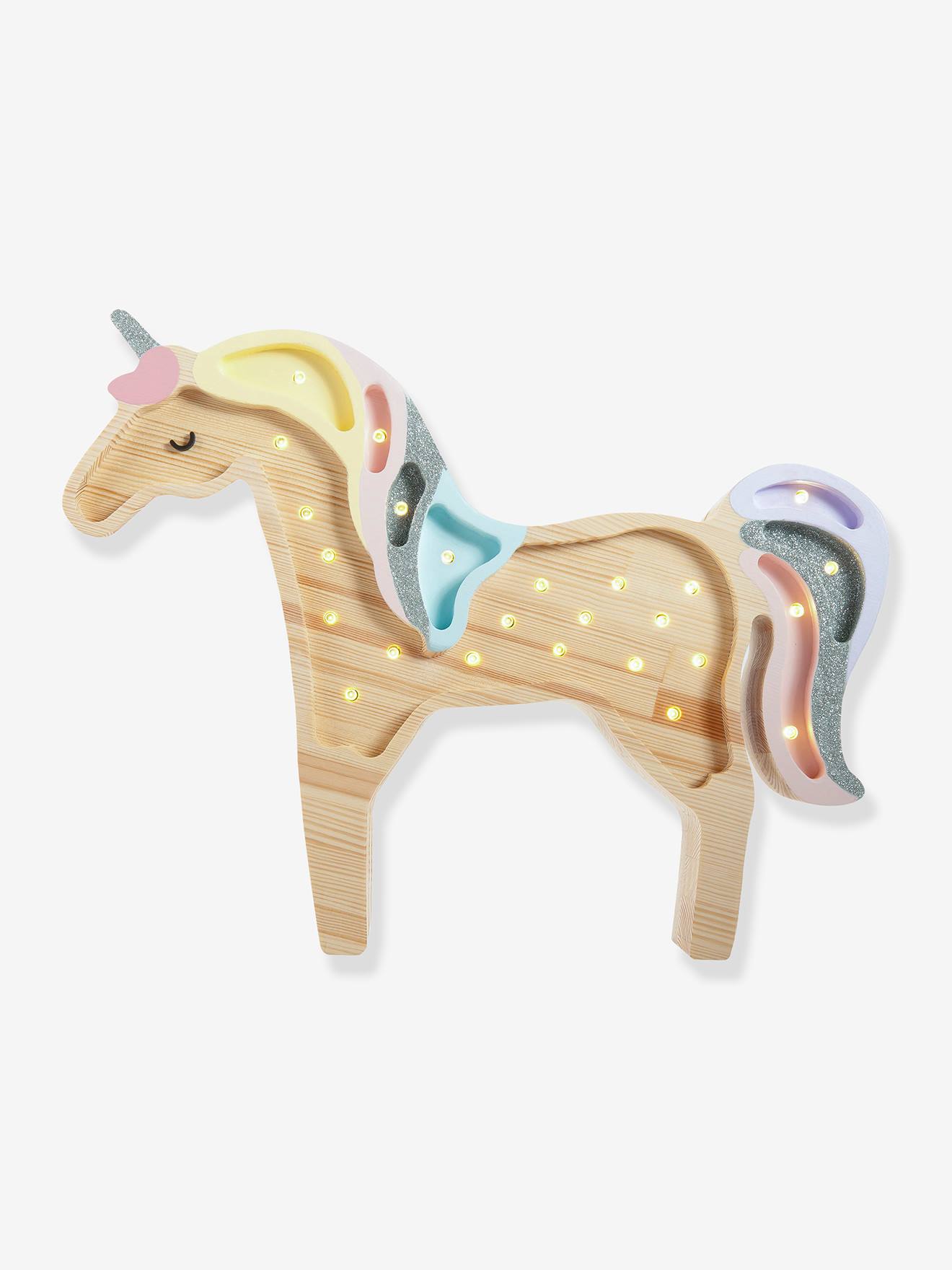 Lampe veilleuse Licorne LITTLE LIGHTS bois