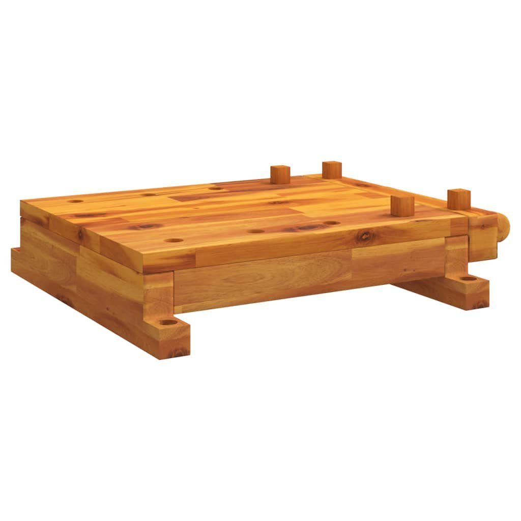 vidaXL Werkbank Werkbankplatte mit Schraubstock 52x44x9,5 cm Massivholz Akazie, (1-tlg)