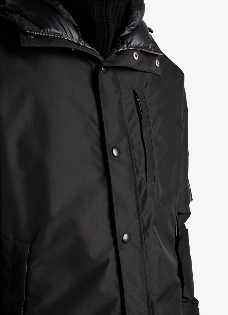 Prada Oversized quilted jacket with down filling and zip pockets