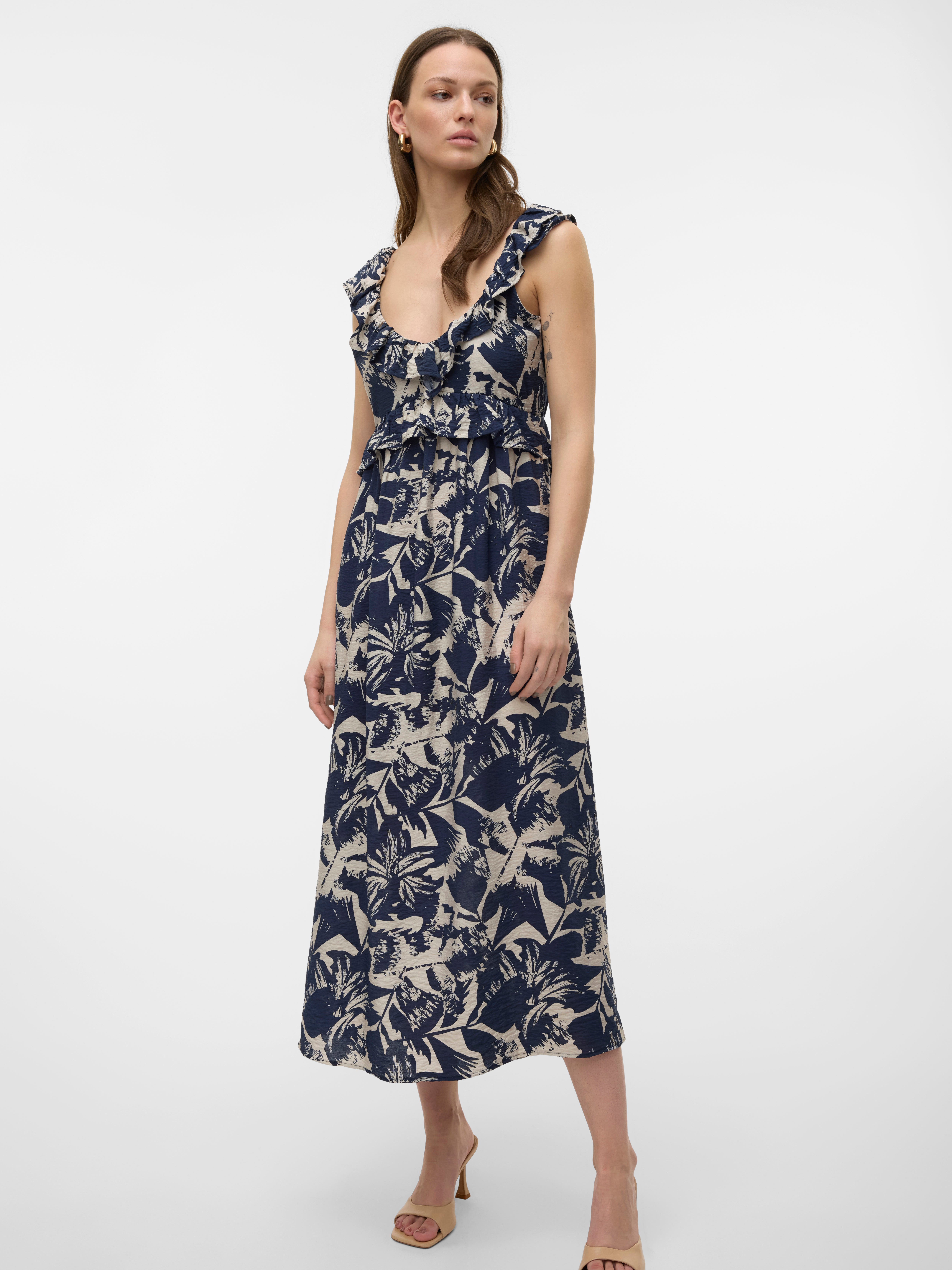 VMJOSIE Langes Kleid
