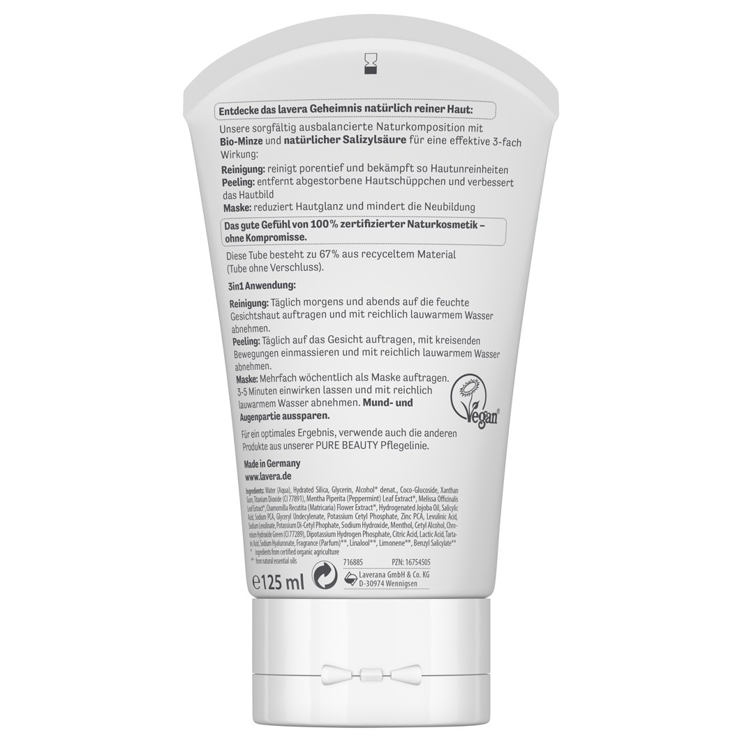 3in1 Reinigung Peeling Maske