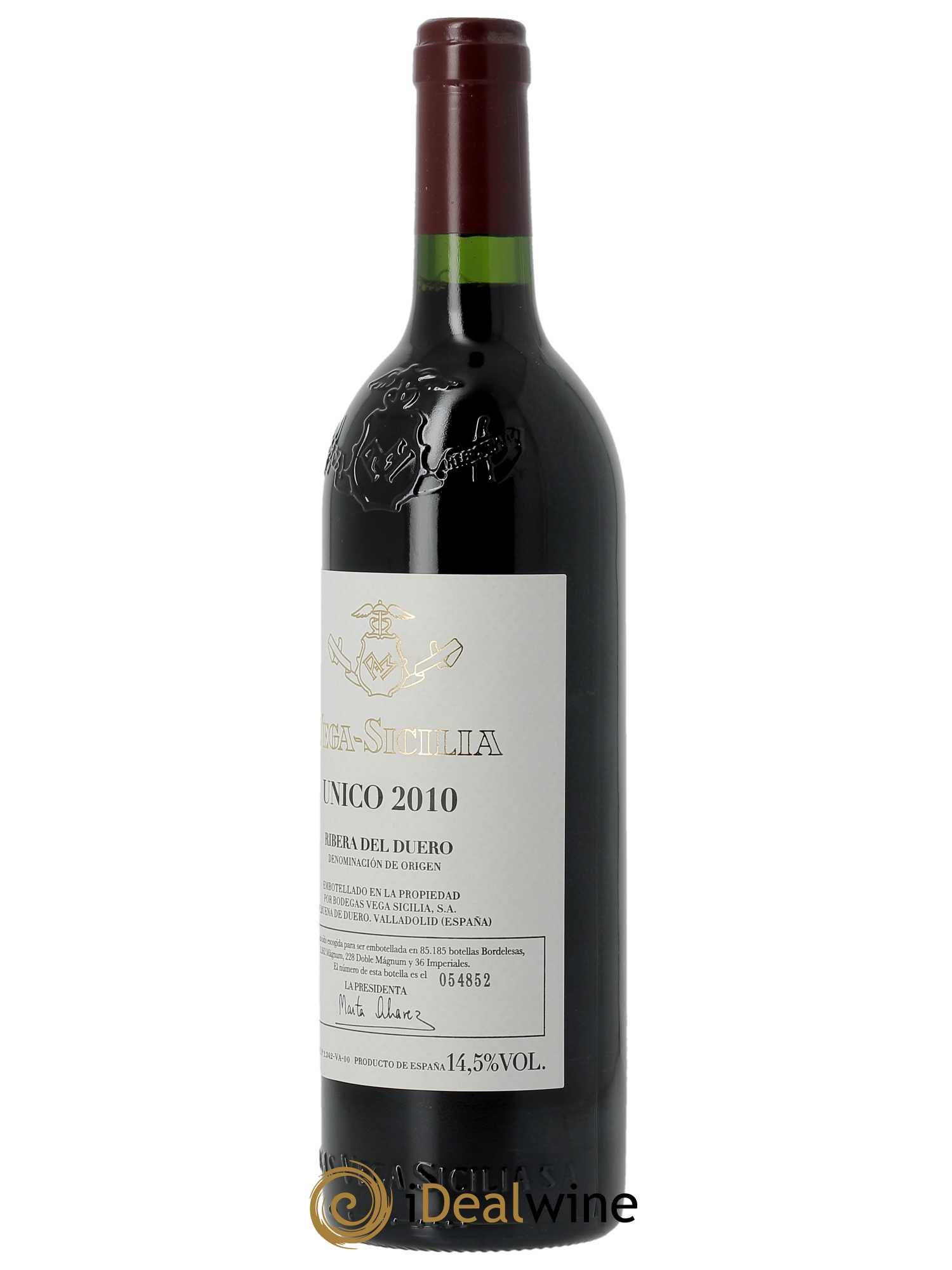 Ribera Del Duero DO Vega Sicilia Unico Famille Alvarez (CBO à partir de 3 bts) 2010 - Lot de 1 Bouteille