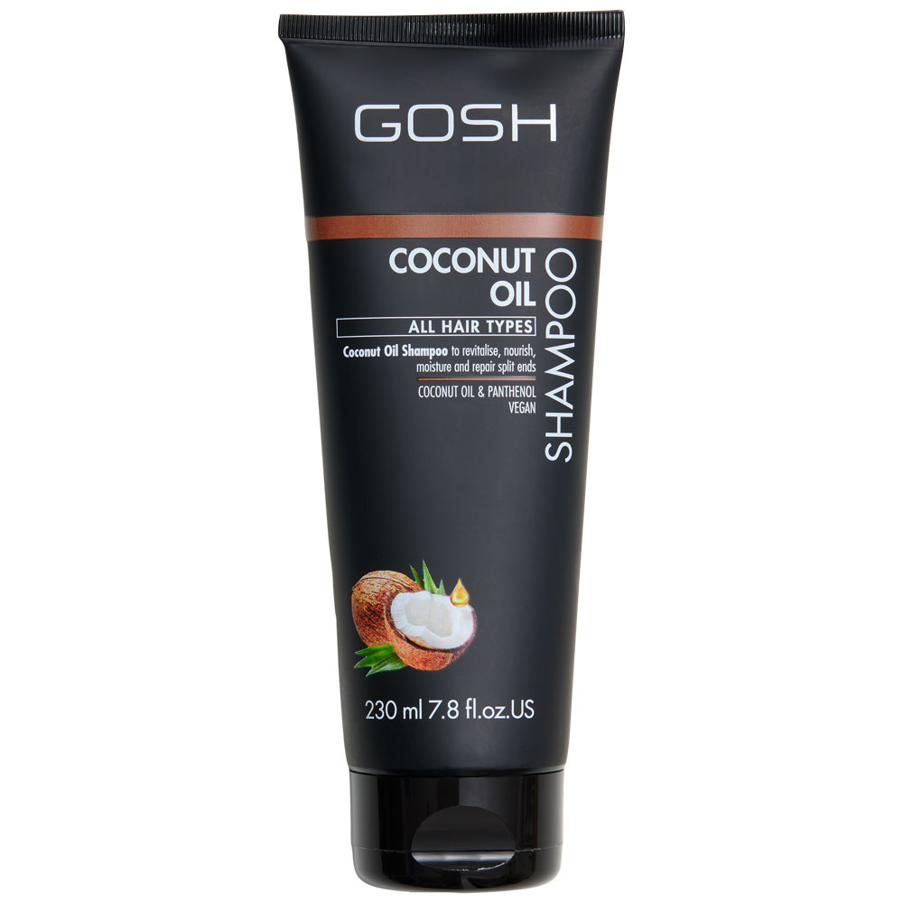 gosh copenhagen Coconut Oil Shampoo Shampooing à l'huile de noix de coco & Pro-Vitamin B5