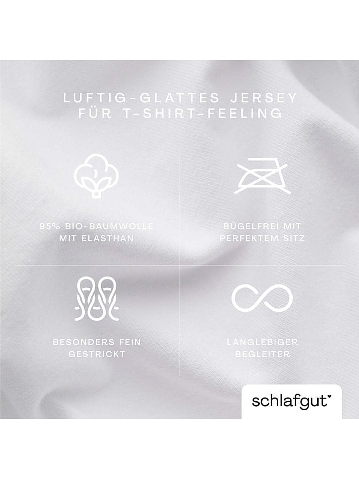 Schlafgut Kissenbezug ''Knitted Jersey'' in Creme günstig kaufen