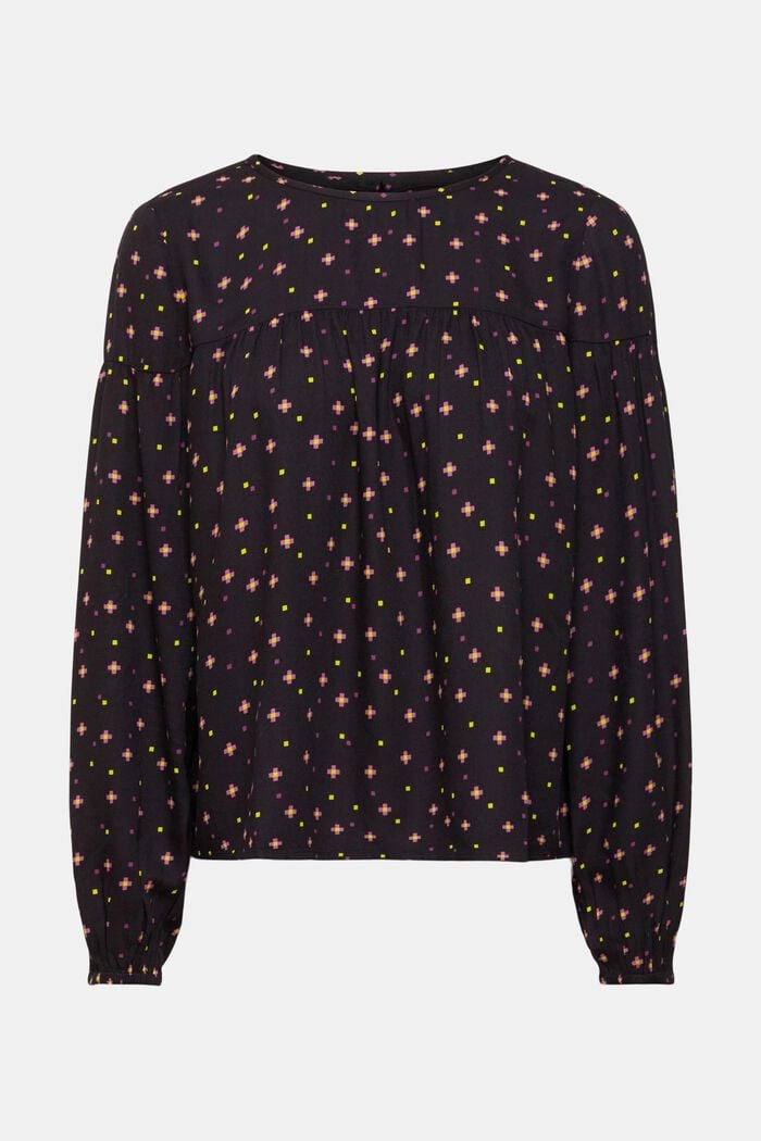 Bluse mit Muster, LENZING™ ECOVERO™