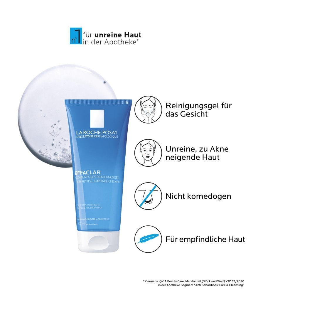 ROCHE-POSAY Effaclar schäumendes Reinigungsgel