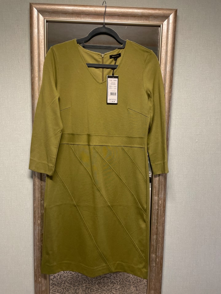 More & More Kleid in Grün günstig kaufen 36