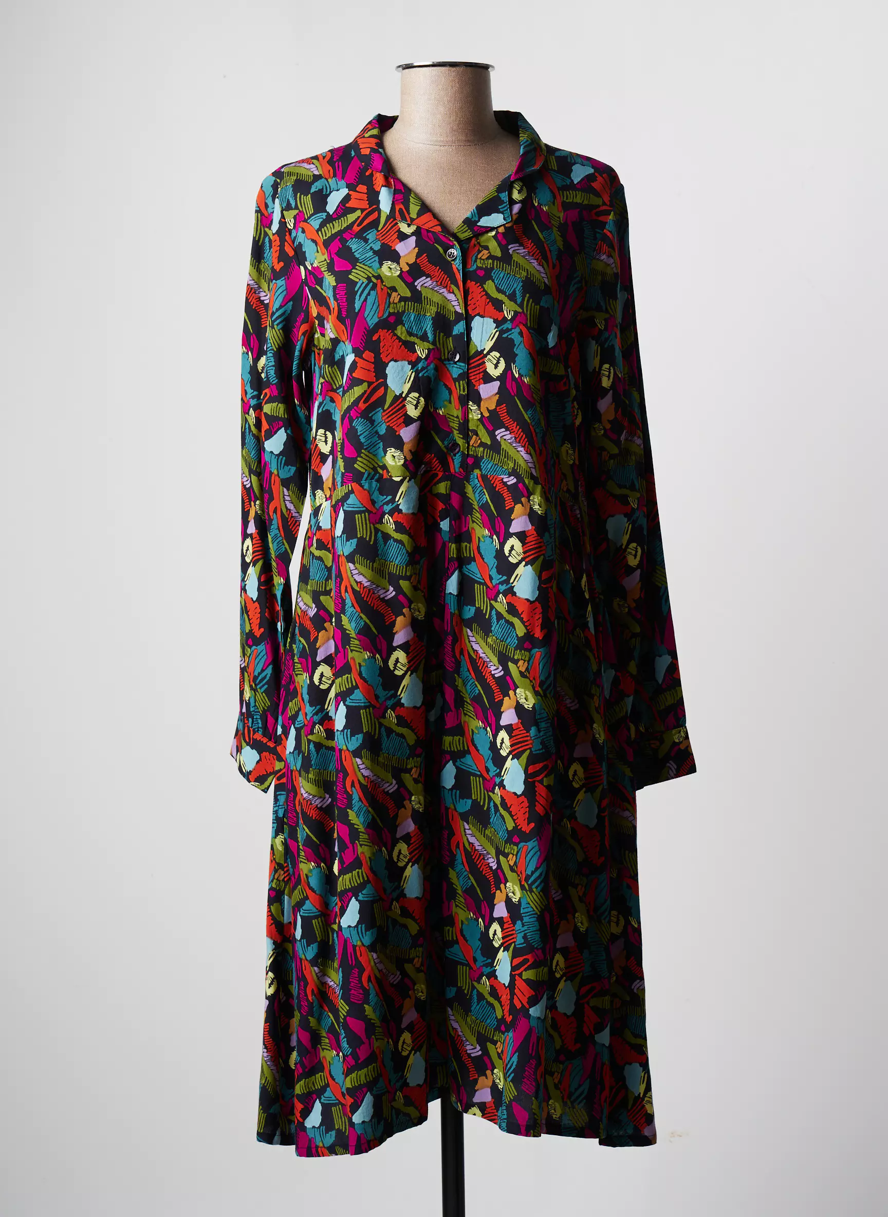 Agathe   Louise Robes Mi Longues Femme couleur noir