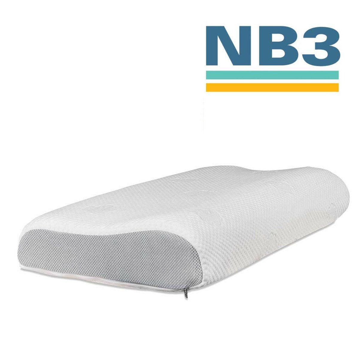 Nackenstützkissen Orthopädisches Dormabell Cervical Nackenstützkissen NB3 Talalay Latex, Dormabell, Seitenschläfer, Rückenschläfer