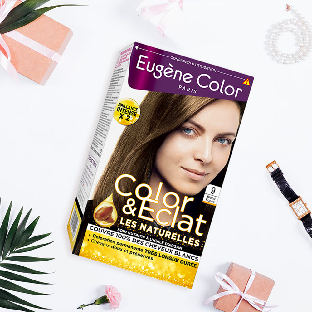 Eugène color Color & Eclat Les Naturelles - Coloration ultra couvrante Coloration capillaire permanente