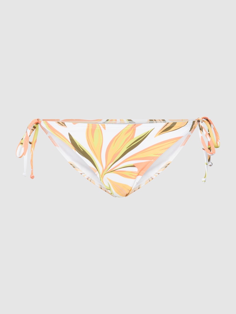 Bikini-Slip mit Allover-Print Modell 'BEACH CLASSICS' in offwhite