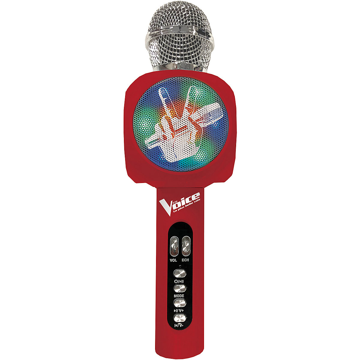 The Voice Funkmikrofon mit Lautsprecher und Lichtern, Bluetooth®, Voic