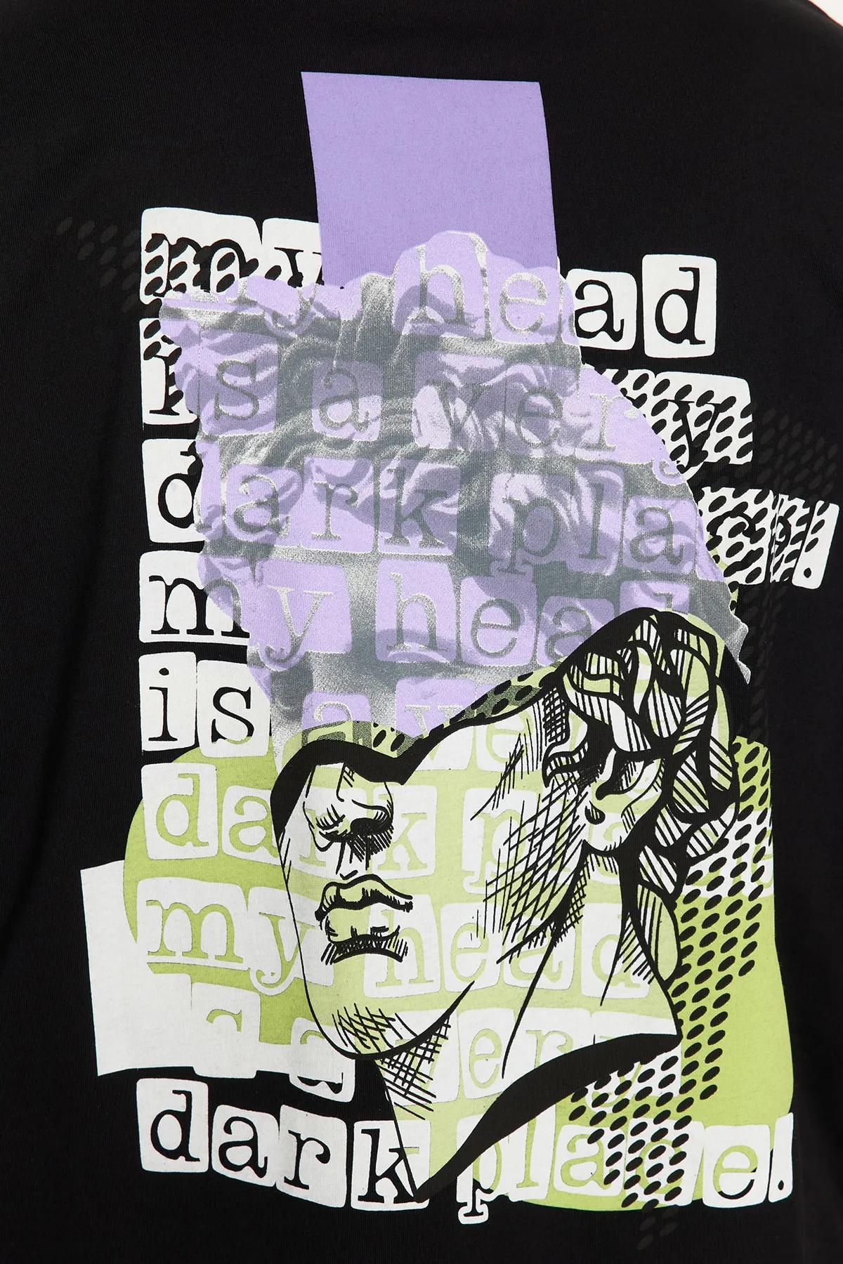 Trendyol Collection  Schwarzes Oversize-Kurzarm-T-Shirt mit Rundhalsausschnitt TMNSS23TS00151