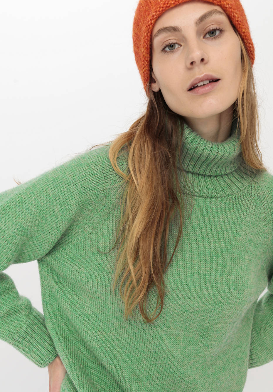 Pullover aus Alpaka mit Bio-Schurwolle