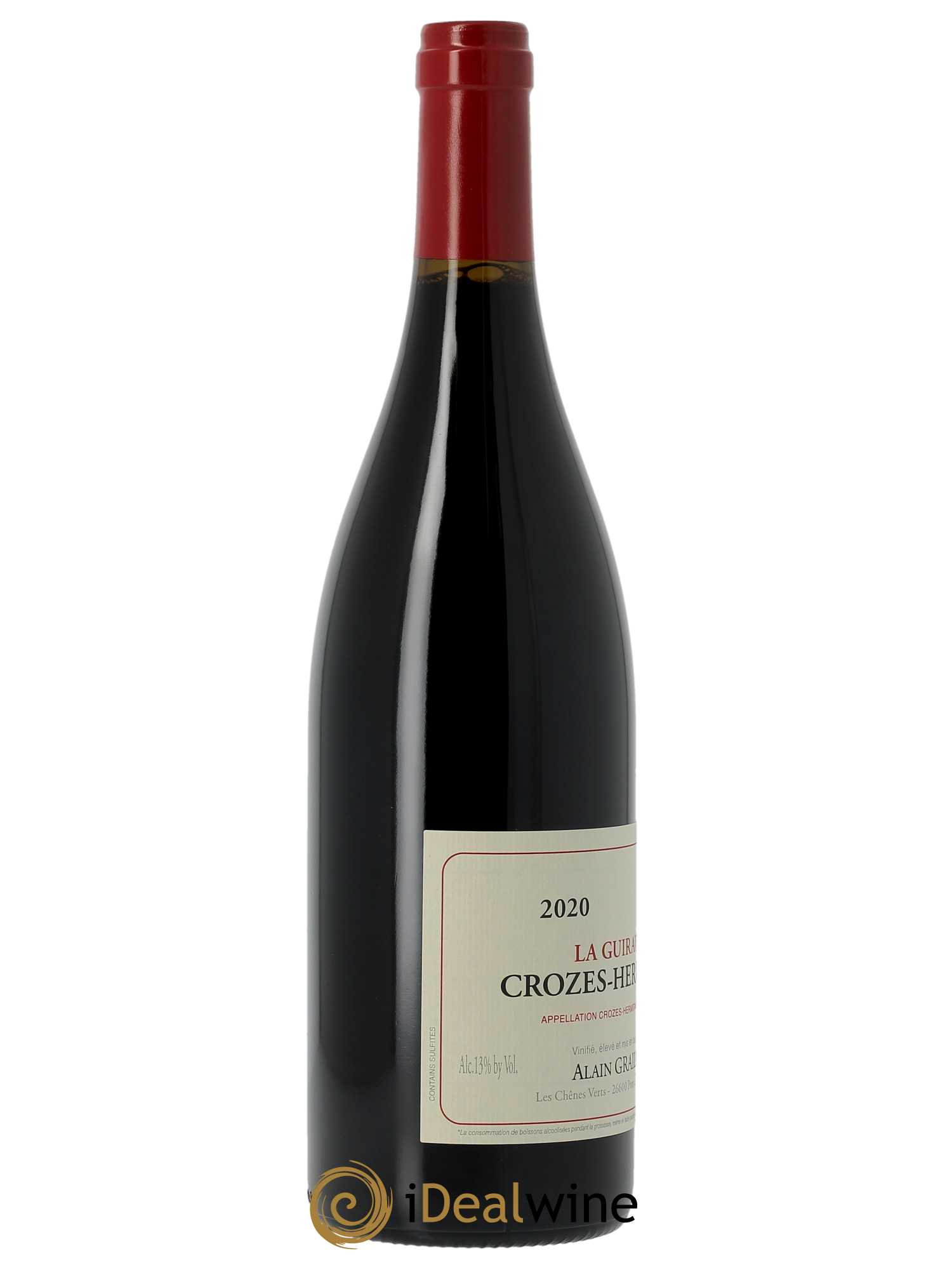 Crozes-Hermitage La Guiraude Domaine Graillot  2020 - Lot de 1 Bouteille