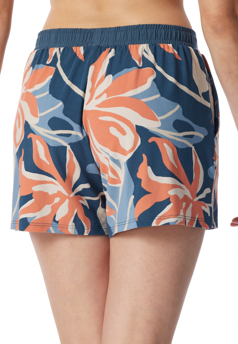 Hose kurz Blumen multicolor - Mix+Relax