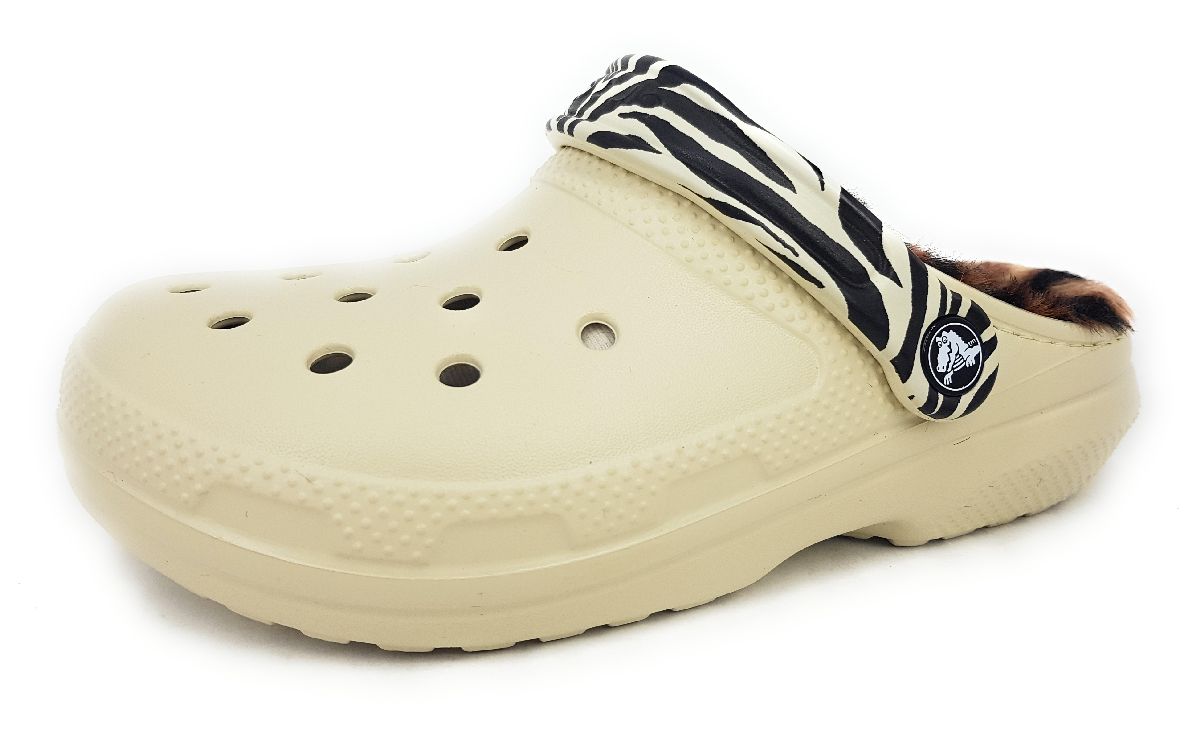 Crocs Classic Lined Animal 207842/2Y9 Beige 2Y9 Bone/Multi