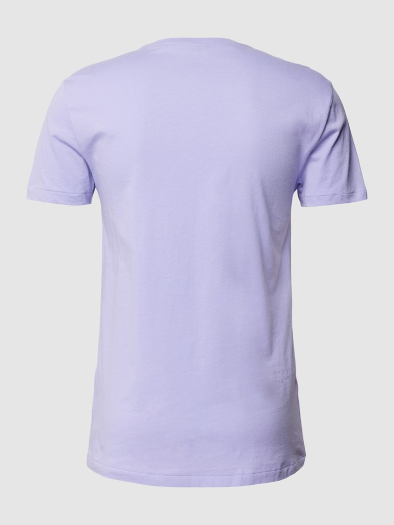 T-Shirt aus reiner Baumwolle im 3er-Pack in lavendel