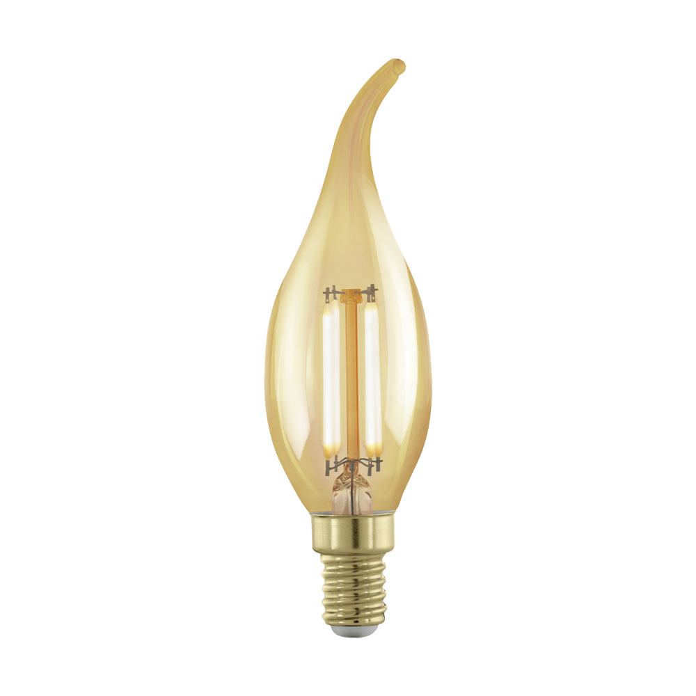EGLO E14 LED Filament Leuchtmittel Kerze Amber