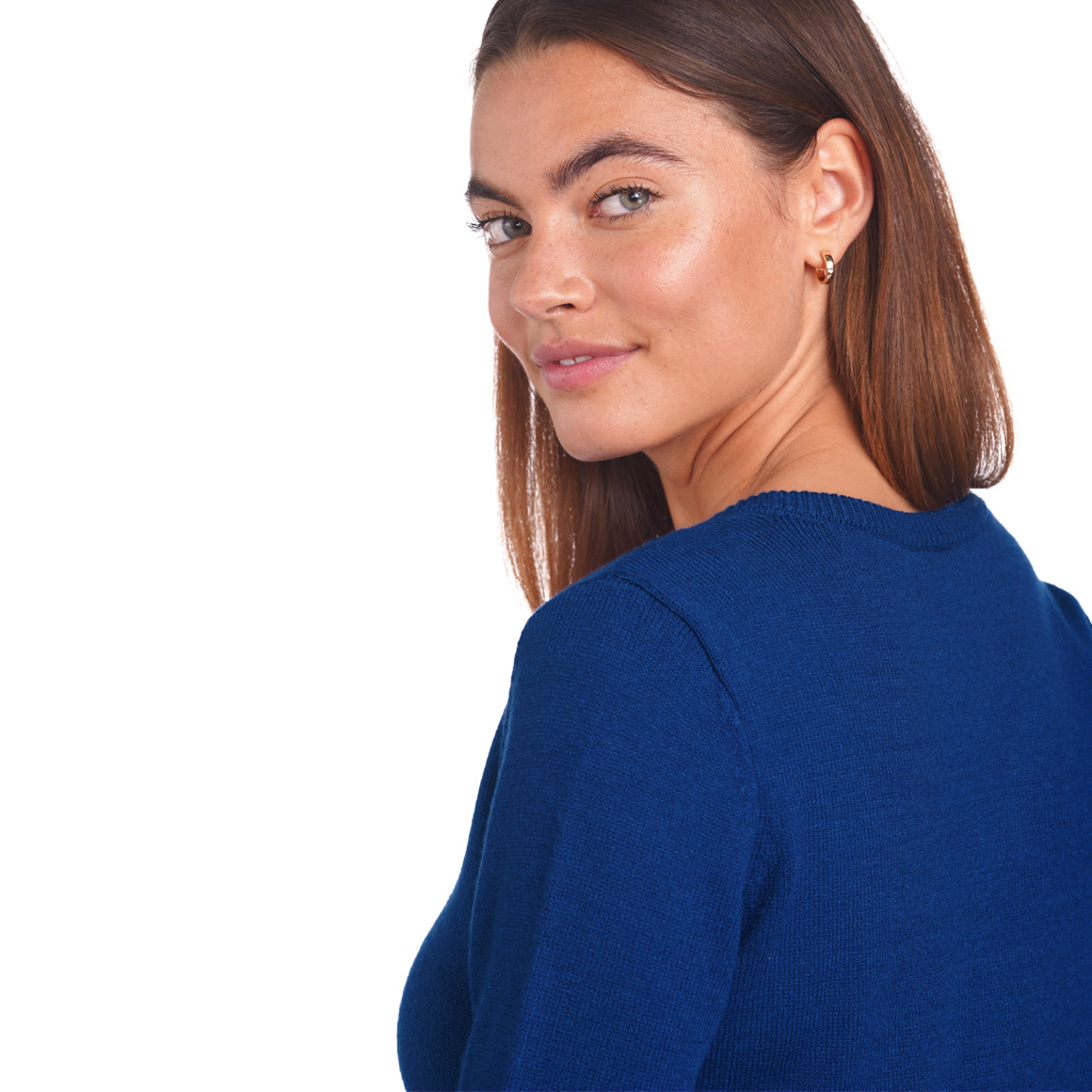 Damen Feinstrickpullover mit V-Ausschnitt