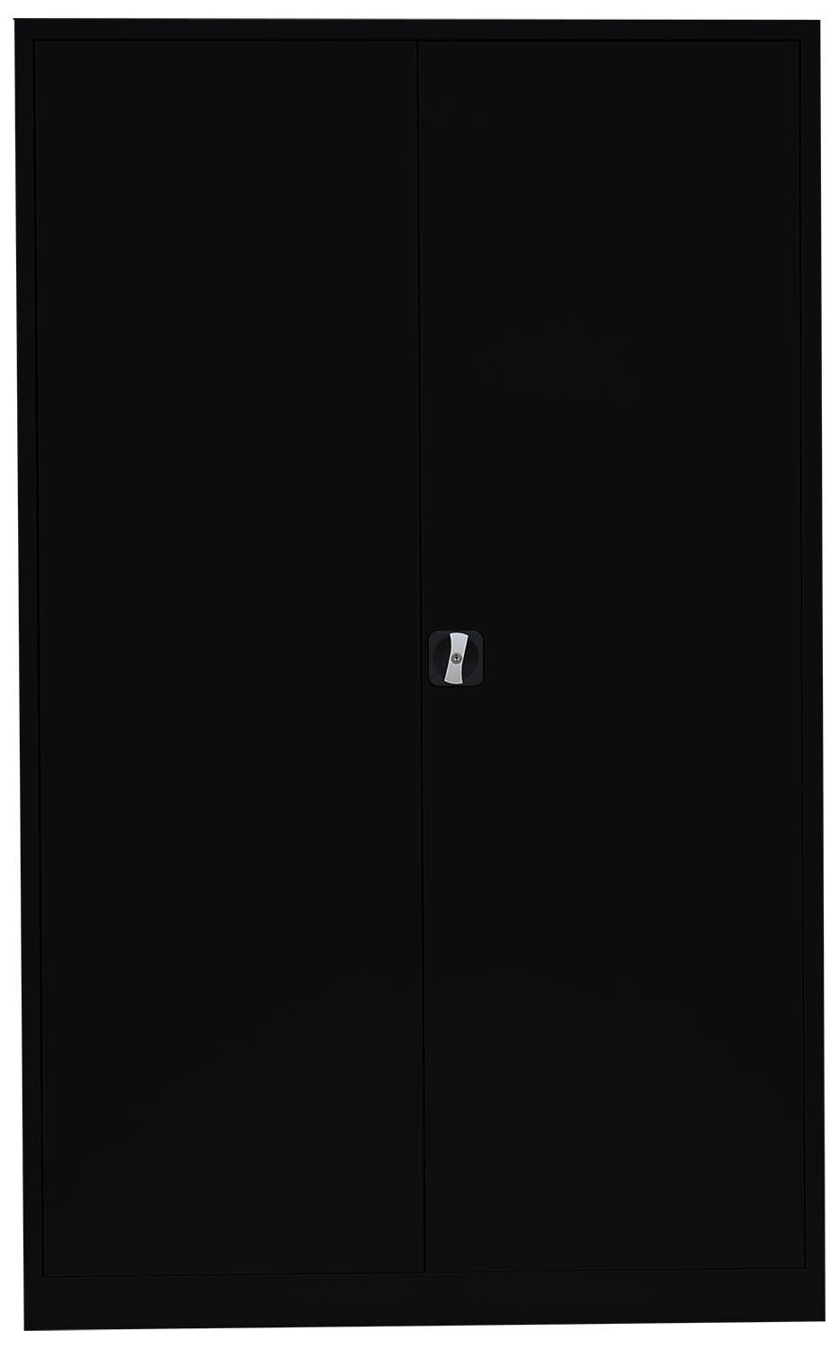 Steelboxx Mehrzweckschrank Metallschrank abschließbar Aktenschrank Büroschrank 195x120x42cm (1-St) Komplett montiert, keine Montage notwendig