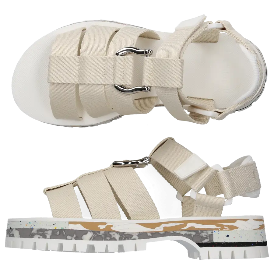 Chloé - Sandalen NIKIE Baumwolle - beige