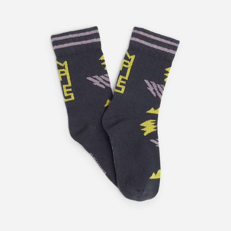Chaussettes à imprimés garçon grises Catimini
