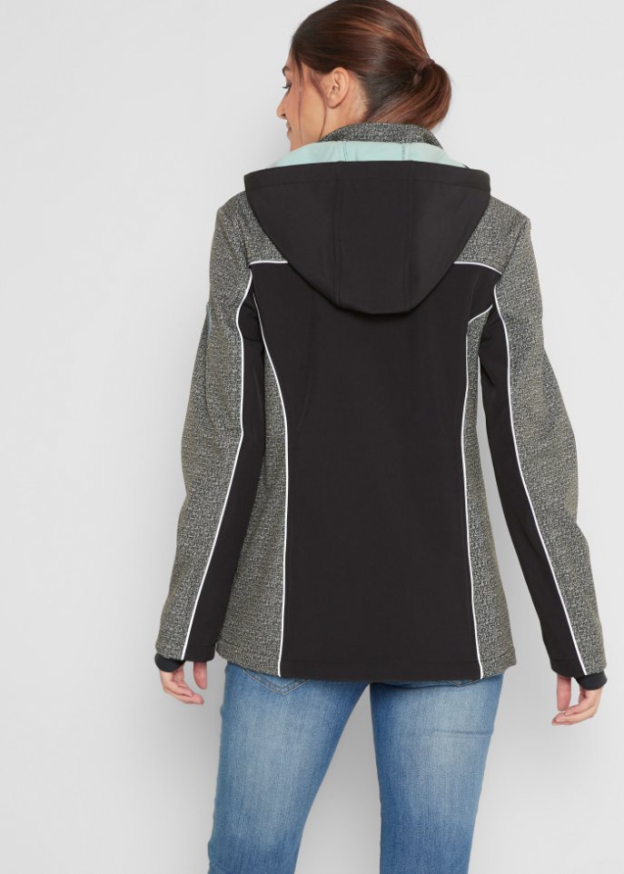 Softshelljacke mit reflektierenden Details