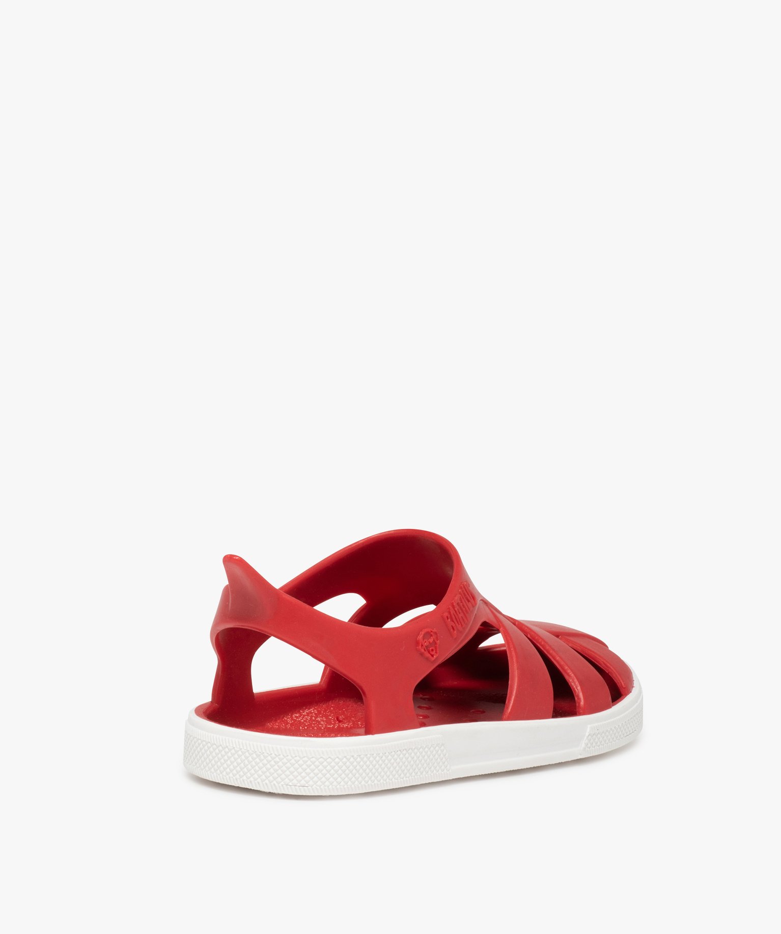 Sandales de plage enfant à brides souples - Boatilus rouge | GEMO