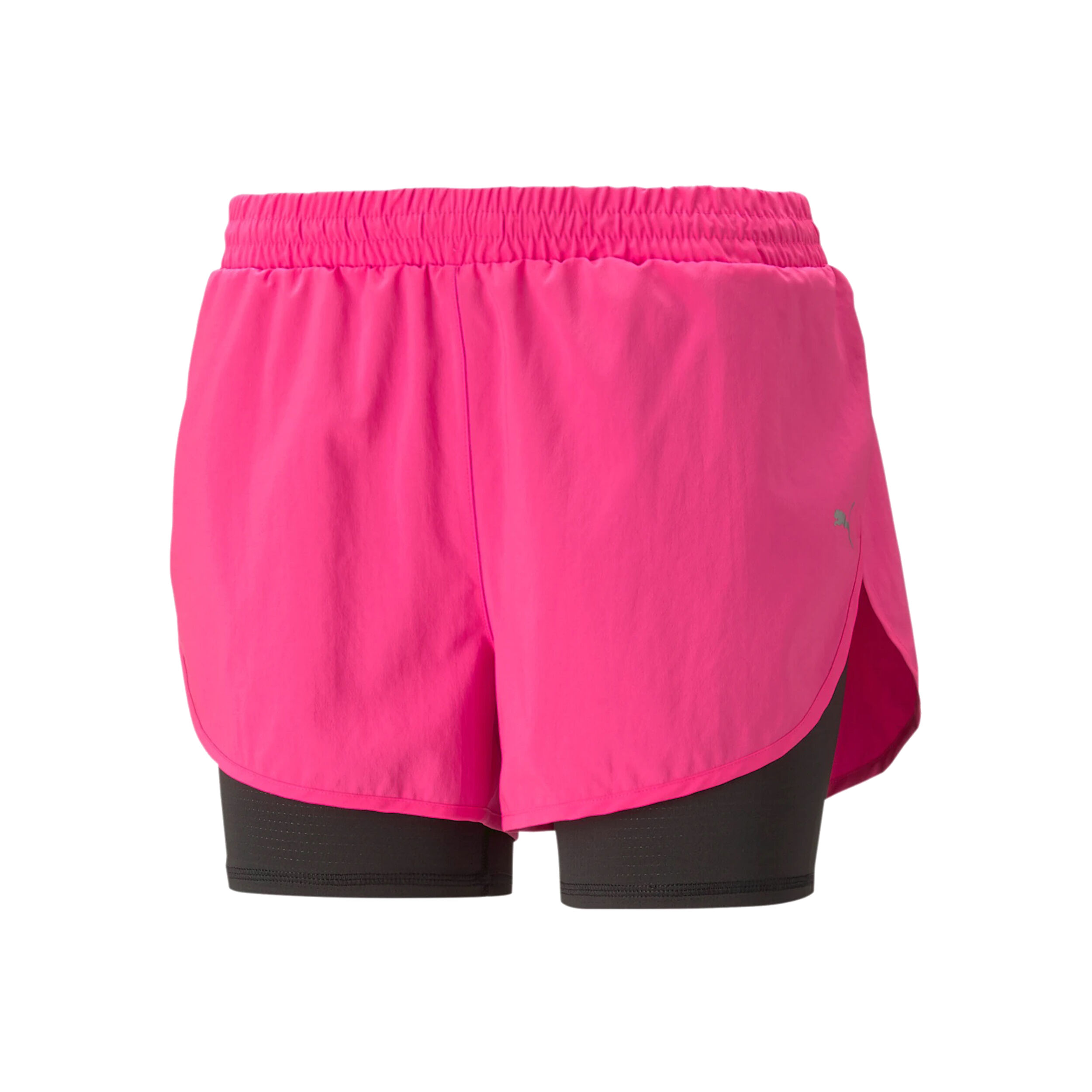 Run Favorite Woven 2in1 3in Shorts Damen - Pink, Schwarz
